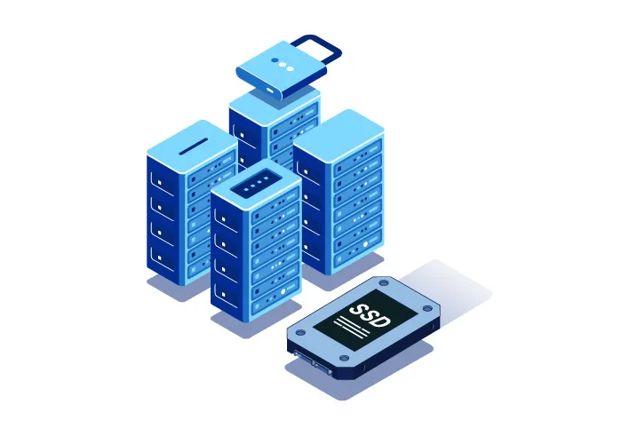 نحوه ذخیره اطلاعات در سرور مجازی SSD